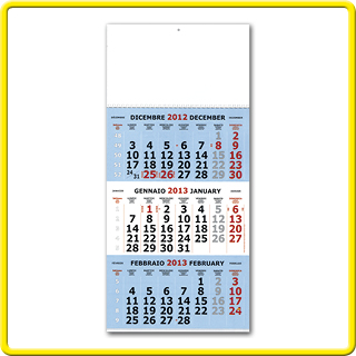 Art. 271 Calendario olandese personalizzato